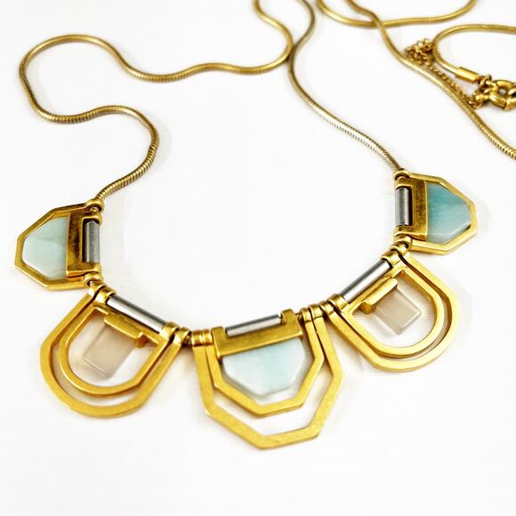 Madewell Long Necklace with Sea Glass - Picture 5 of 6